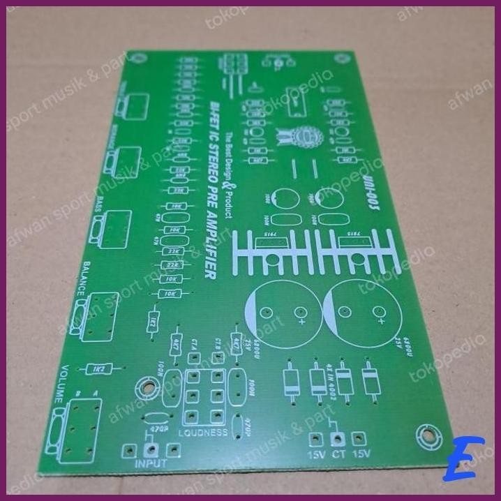 | ADS | PCB TONE CONTROL STEREO BIFET TL 074 /084 HIGH QUALITY .