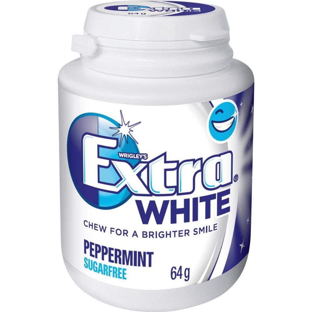 

Extra white peppernt 64g import australia