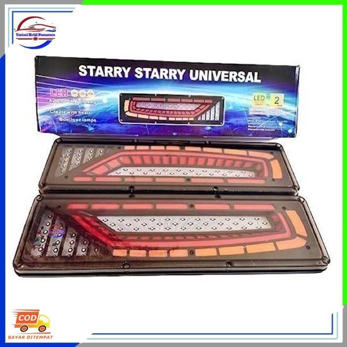 LAMPU LED STOPLAMP SEN SEIN REM BELAKANG VARIASI MOBIL CANTER TRUK