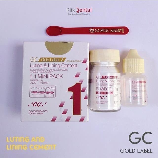 KLIK DENTAL GC FUJI I / MINI PACK 15GR POWDER / 10GR LIQUID