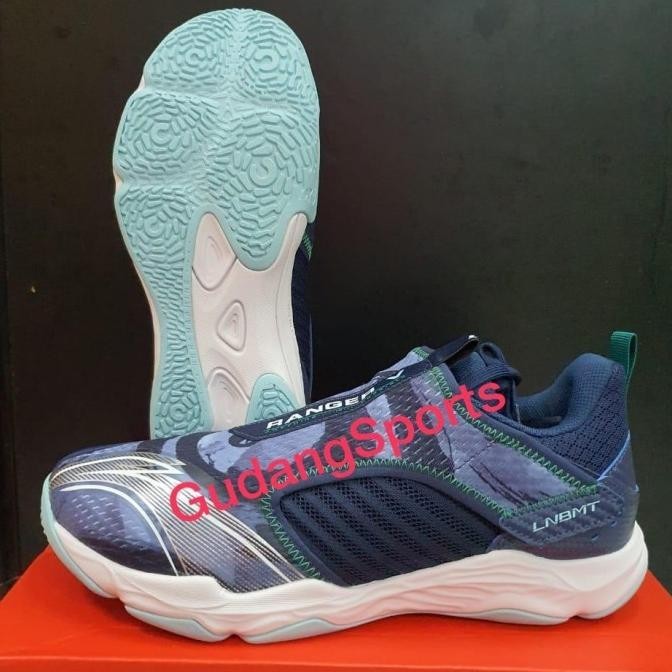 SEPATU BADMINTON LINING NEW RANGER V LITE / AYTR003 DEEP BLUE ORIGINAL KANAYASARI3