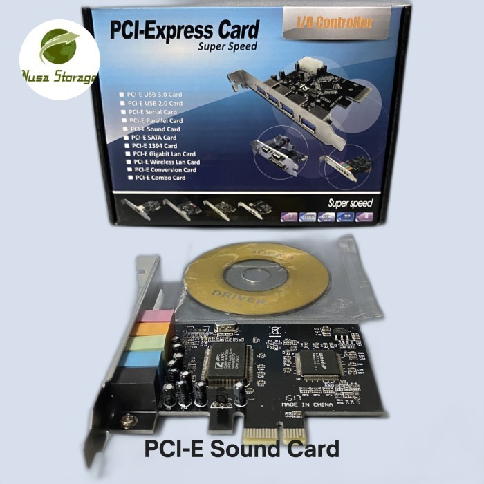 Pcie Sound Card Pci Express Sound Card