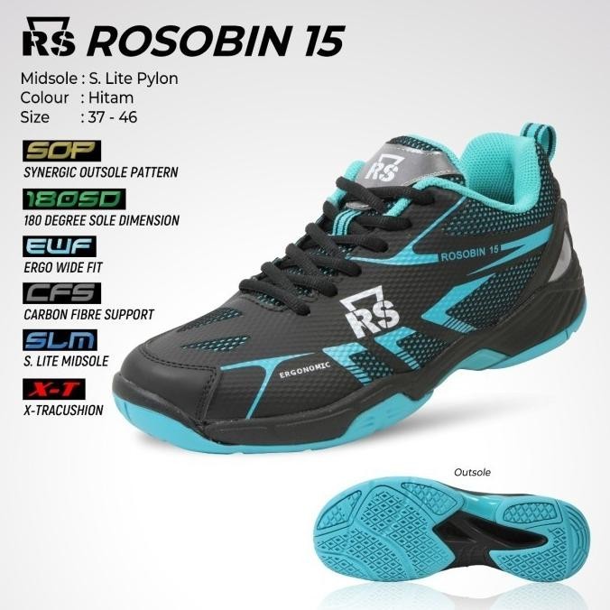 SEPATU BADMINTON RS ROSOBIN 15 - RS ROSOBIN ORIGINAL KANAYASARI3