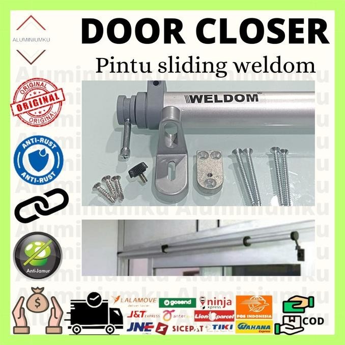 Door Closer Pintu Sliding / Penutup Pintu Geser Otomatis Weldom
