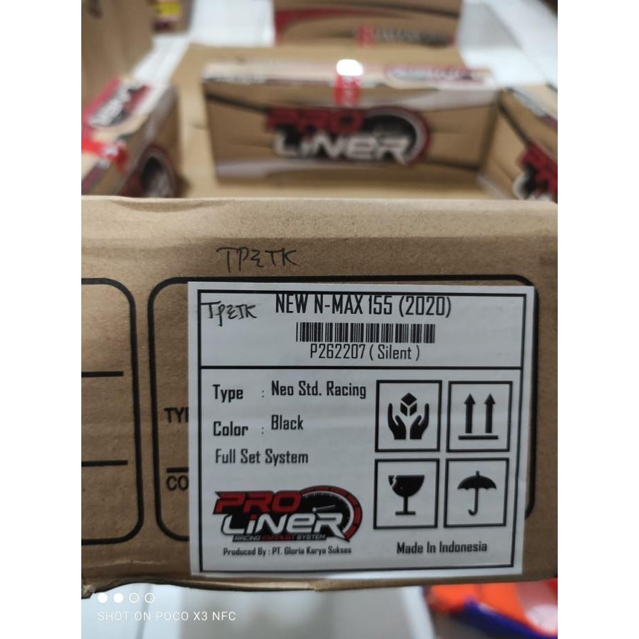 Knalpot Proliner Neo Std Racing Sr Type Silent All New Aerox 2021