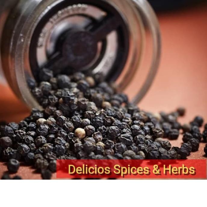 

Biji Lada Hitam Bangka Utuh Super Bersih /Black Pepper Whole 1kg TB