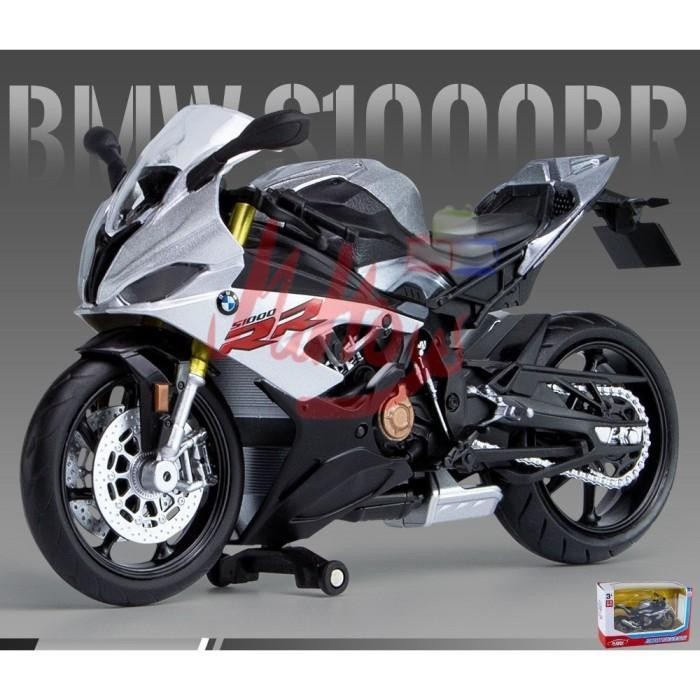 Diecast Makeda Motor Sport Bmw S1000Rr Skala 1:12 Lisensi Resmi Bmw