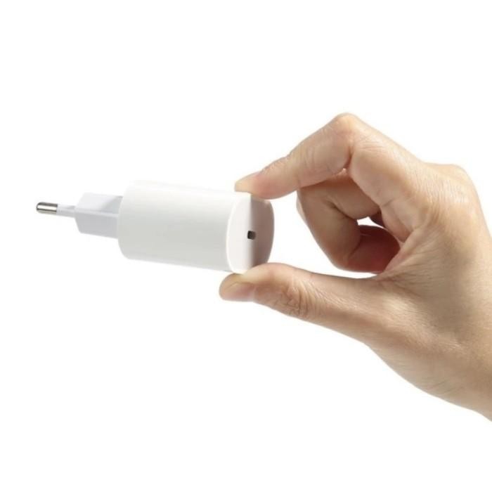 ADAPTOR CHARGER IPHONE 20WATT TYPE C FAST CHARGING KEPALA CHARGER