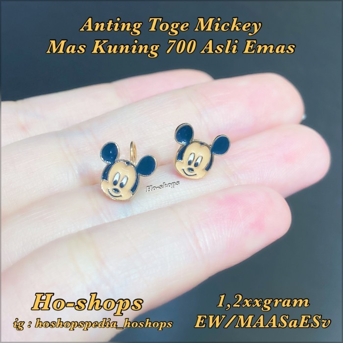 ANTING TOGE MICKEY MAS KUNING KADAR 700 ASLI EMAS