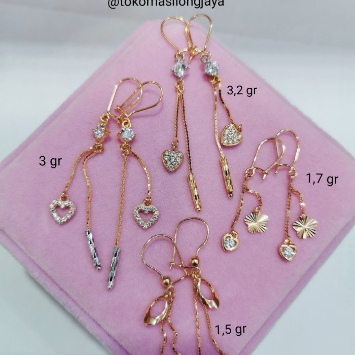 ANTING GANTUNG ITALY EMAS KADAR 700/16K