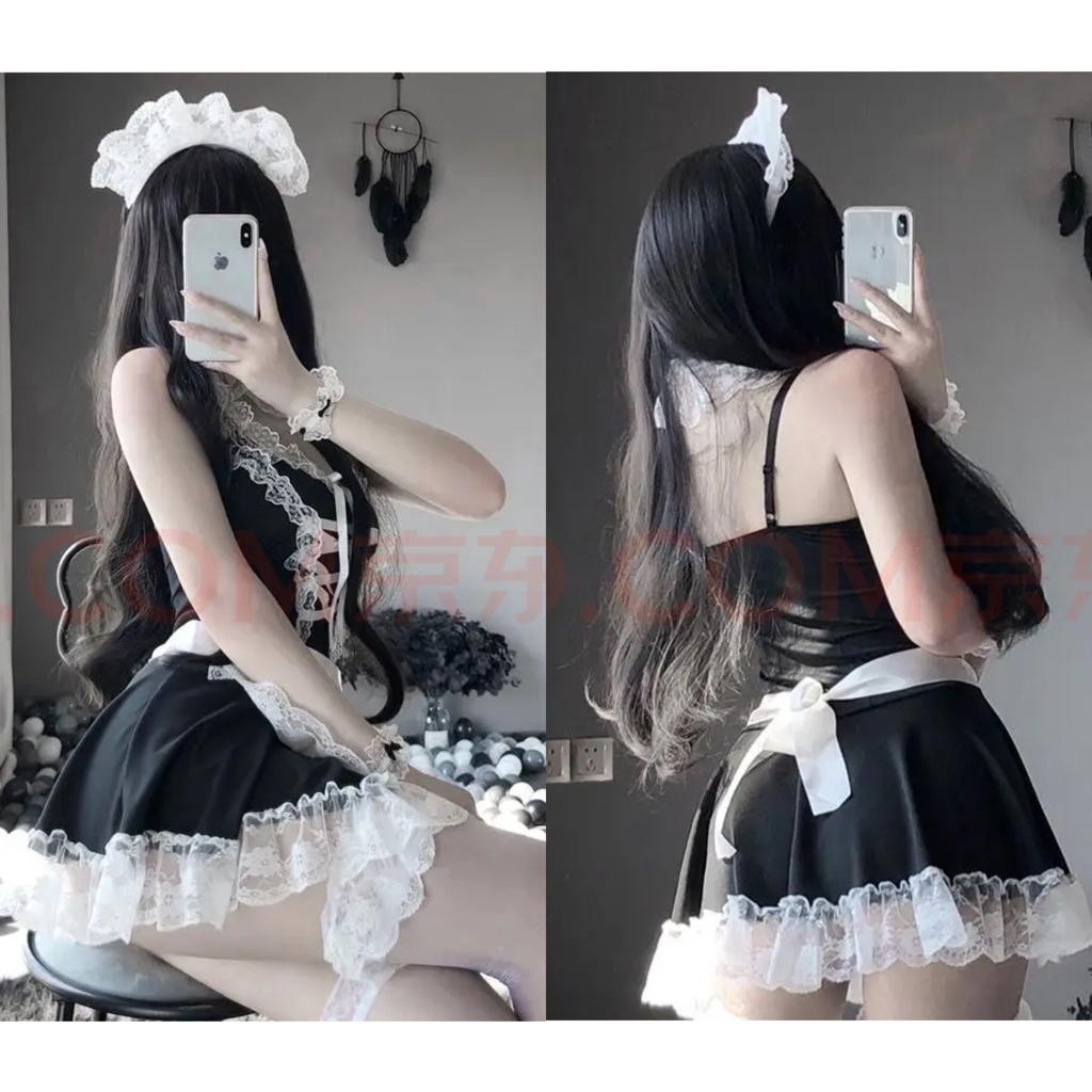 (READY) LINGERIE 3XL COSPLAY MAID / SET LINGERIE WAITRESS