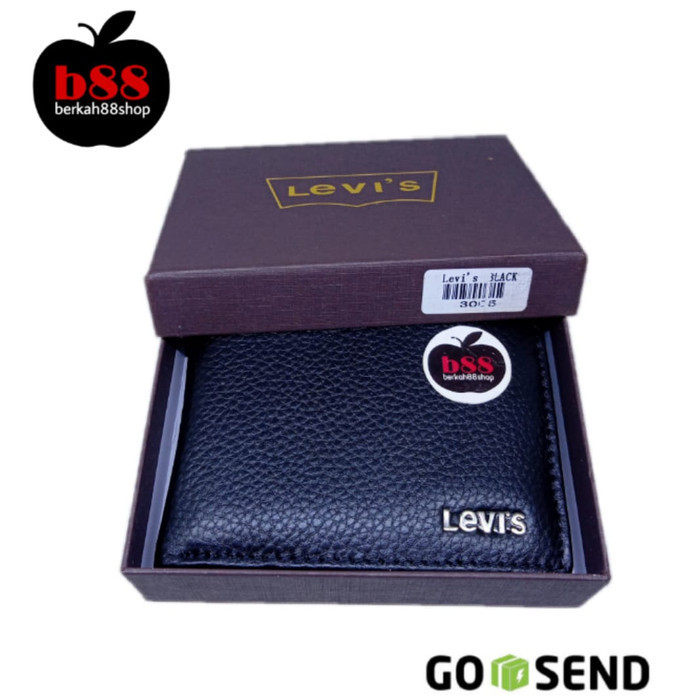 Dompet Pria Kulit Asli Lv3005 Black Original Import Murah Berkualitas