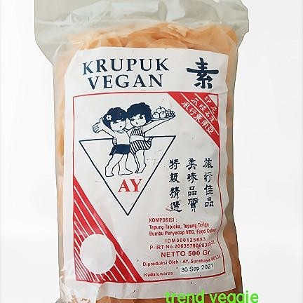 

Ay Krupuk Vegan Kuning Kecil Tipis 500G /Krupuk Gado Gado Mini Mentah 014