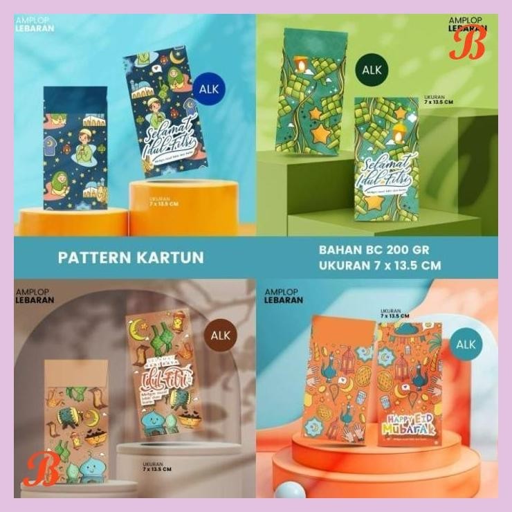 

| PGT | AMPLOP / ANGPAO LEBARAN IDUL FITRI KARTUN ANAK LUCU