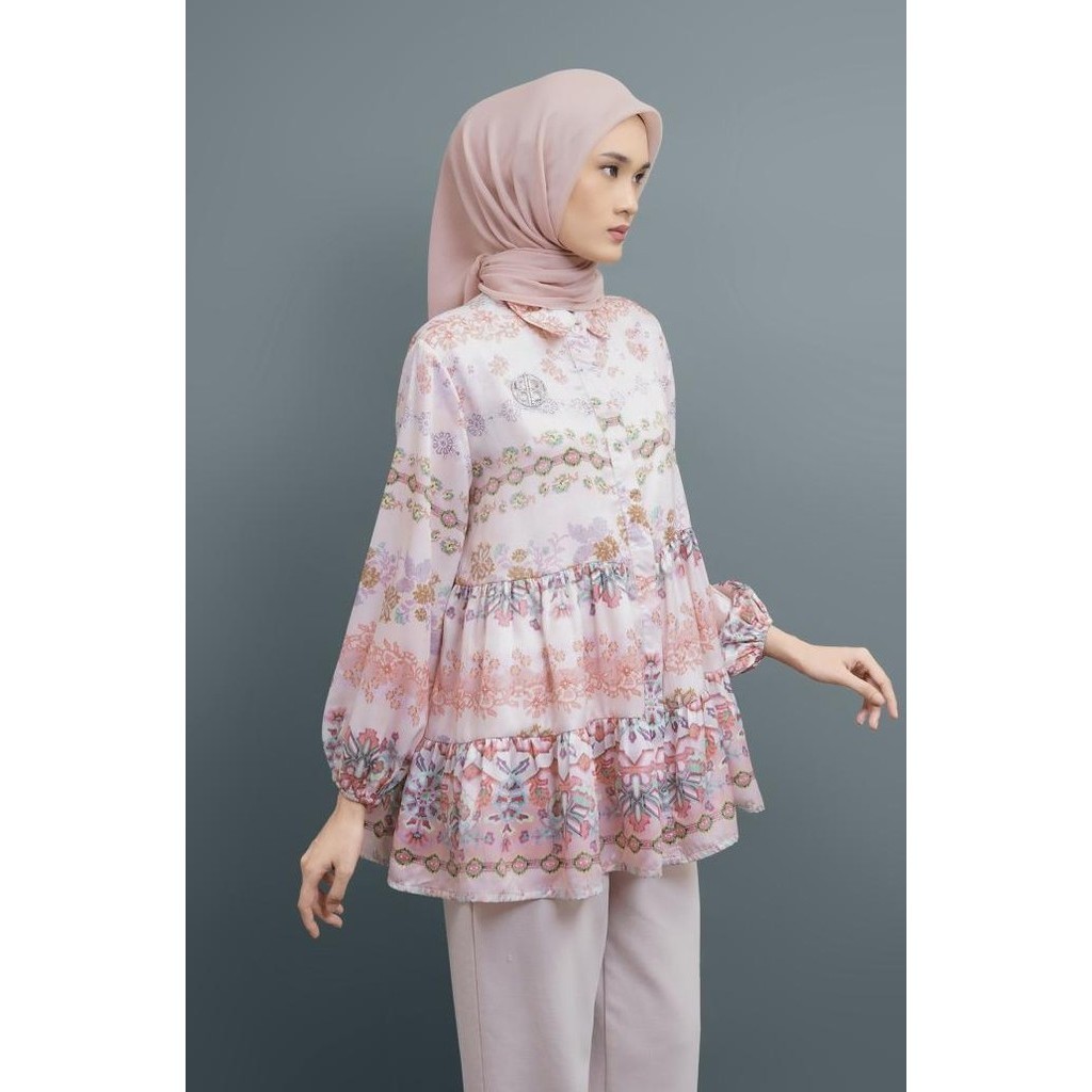 Nada Puspita - Ashmeera Tiered Shirt - Pink