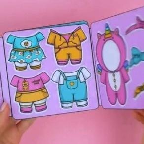 Paper Duck Bebek Viral Mainan Edukasi Busy Book Buku Aktifitas Anak