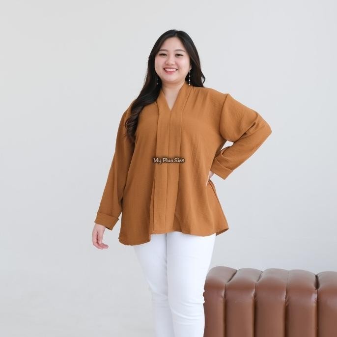 Blouse Jumbo Wanita 3692, Ld 125, 135, 145 Cm