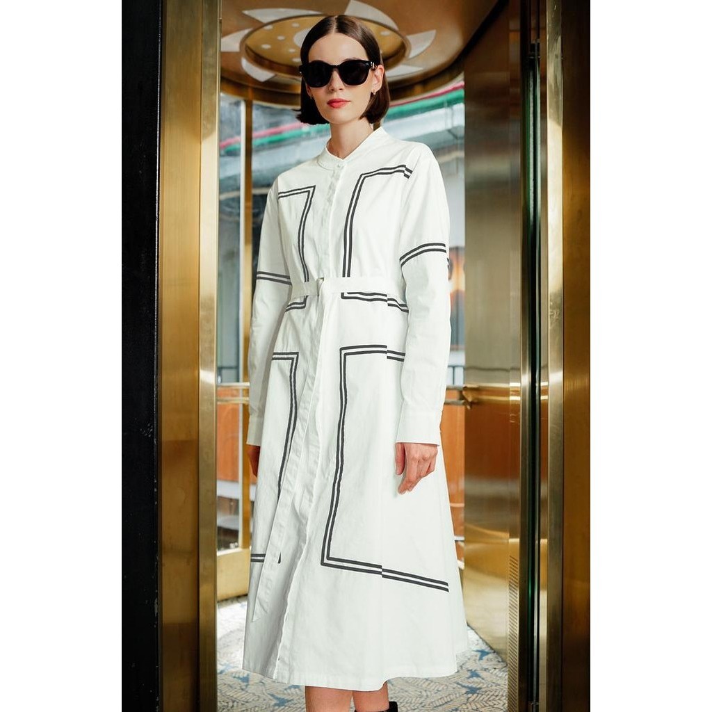 Benang Jarum - Marion Dress - White