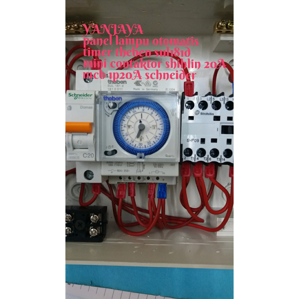 panel timer theben sul181d/panel timer lampu otomatis/theben sul181d