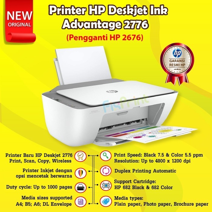 Printer Hp 2335 2336 2337 Print, Scan, Copy 2775 2776 Printer 2135 New