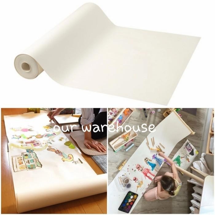

Malaa Kertas Rol Gambar Lukis Panjang 30 Meter