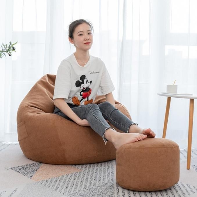 Large Classic Lazy Bean Bag Chair Sofa Seat Covers Indoor10 Qq371 Gurunraka