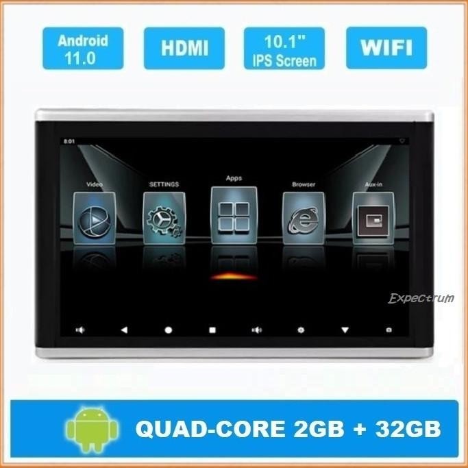 TV Headrest 10.1" ANDROID System, IPS TOUCH SCREEN, AV, HDMI