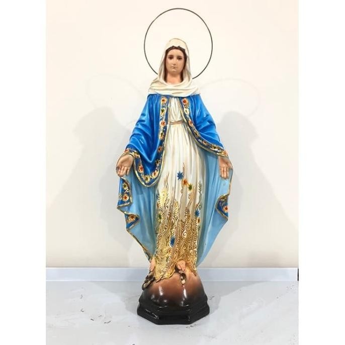 BEST SELLER Patung Bunda Maria Batik Gold Cantik60cm-Patung Rohani-Patung MTT TERLARIS