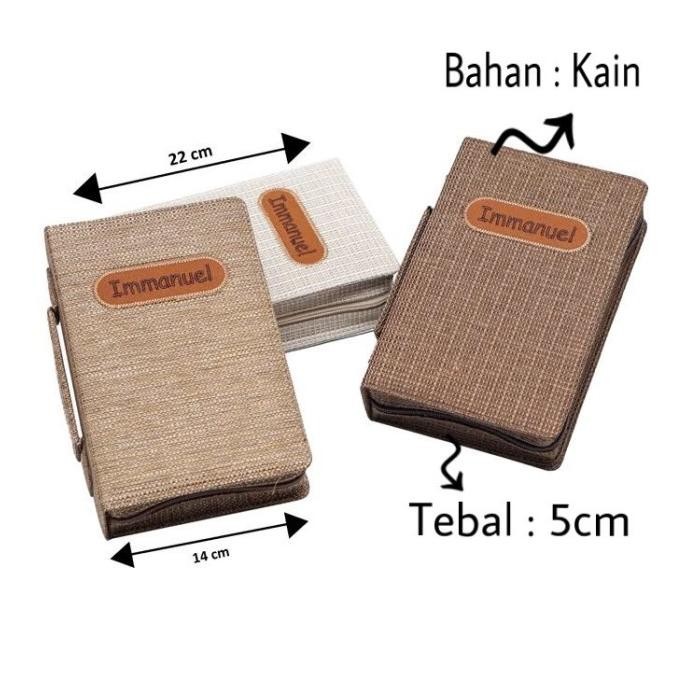 

BEST SELLER Sampul Tas Alkitab + Sampul Kidung Jemaat Sedang Buku Rohani- Immanuel TERLARIS