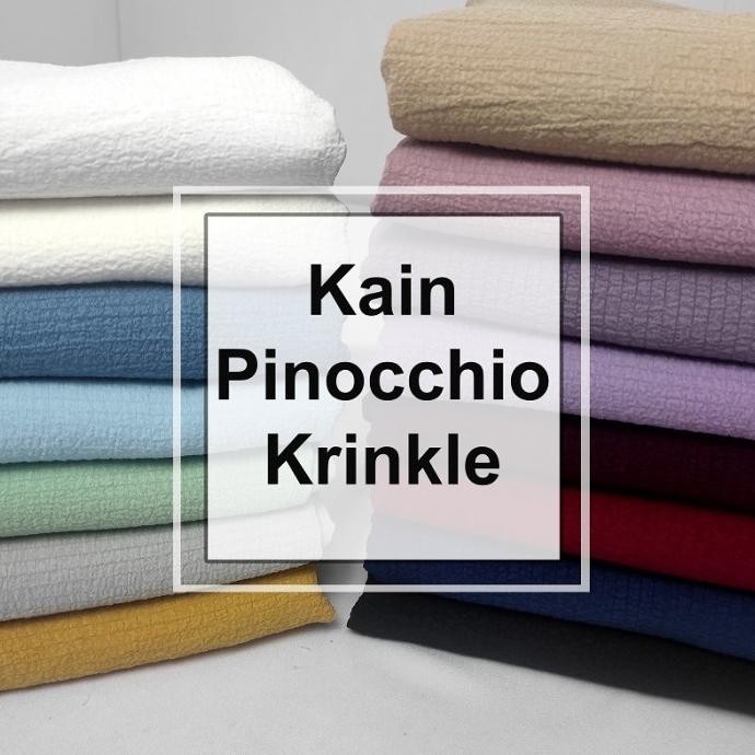 

Best Sales Kain Crinkle / Crinkle Pinochio - Per 0.5 Meter Berkualitas