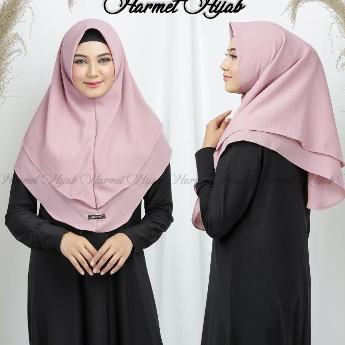 Hijab Segiempat Instan Sebuool Ukuran M