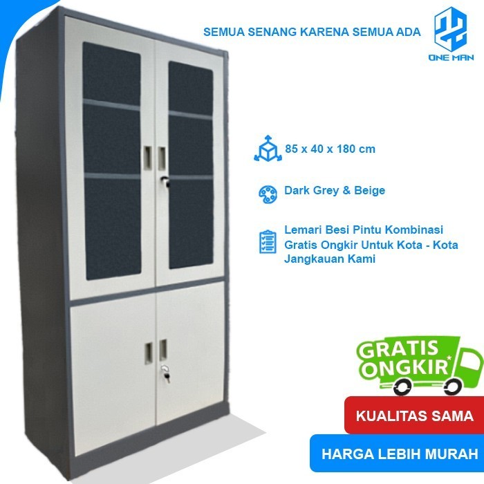 

Lemari Arsip Besi Kombinasi Filling Cabinet Termurah - Kombinasi Swing