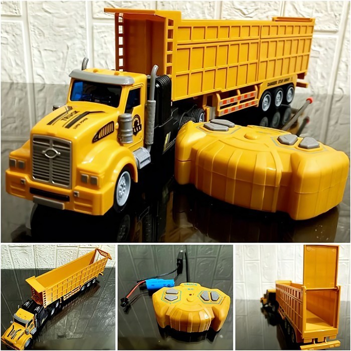 Mainan Mobil Remote Control - Rc Truk Kontainer Tru Container Jumbo