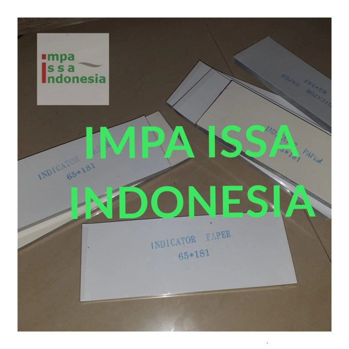 

Impa 652654 ; Indicator Paper M-2L Metalic White 65X181 Mm