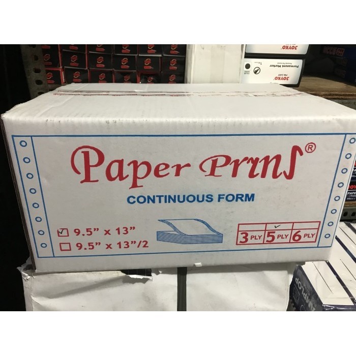 

Kertas Continuous Form Paper Print 9.5 X 13 5 Ply