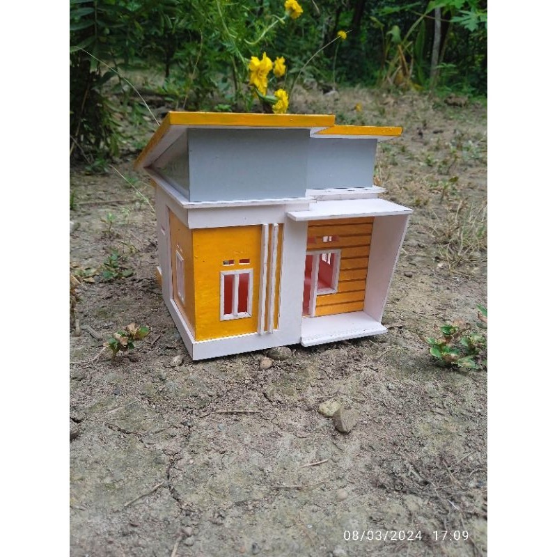 miniatur rumah minimalis