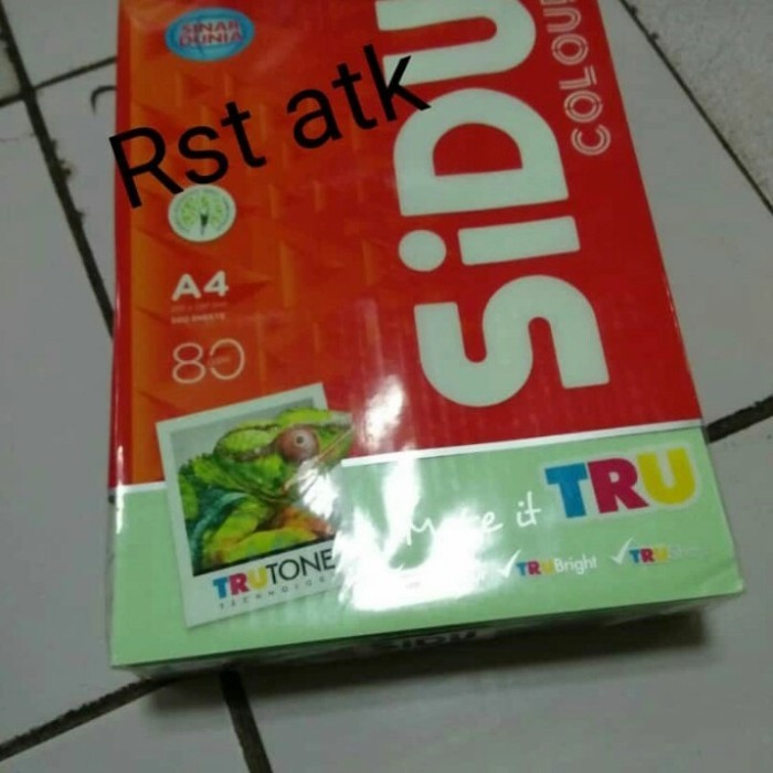 

Kertas Warna Sidu A4 It 190 Green 80Gsm