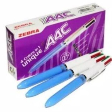 

Zebra Pen Pulpen Bolpoin 4 Warna [ Isi 12 ]