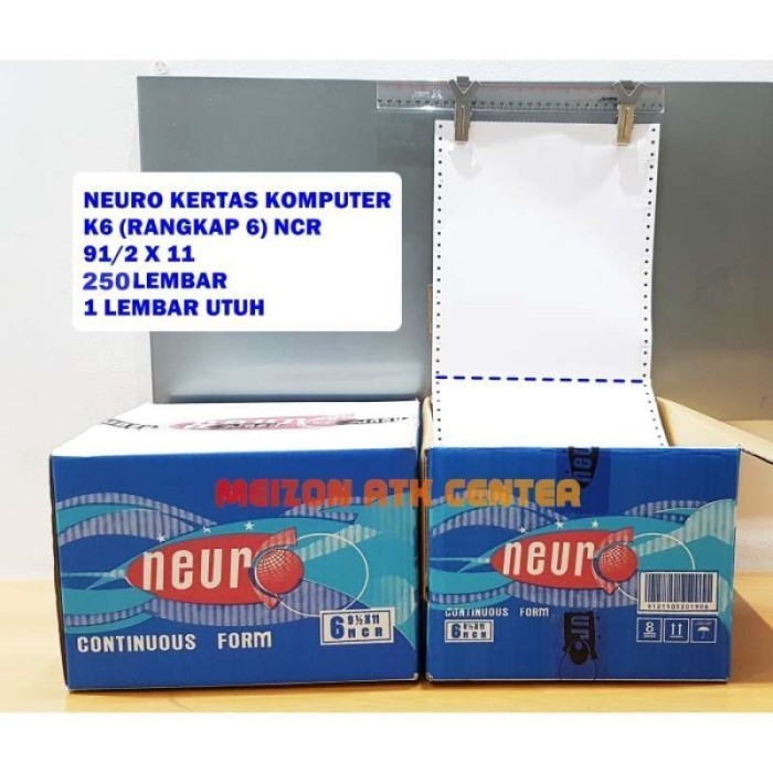 

Continous Form 91/2 X 11 6 Ply Ncr / Kertas Komputer Warna