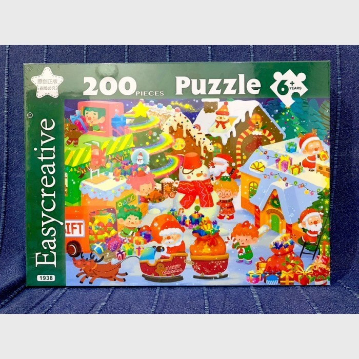 Mainan Jigsaw Puzzle Edisi Spesial Christmas 200Pcs