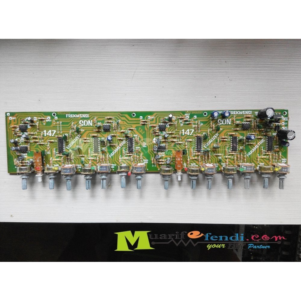 KIT Parametrik Parametric Frekwensi Equalizer Tone Control Stereo SON 147