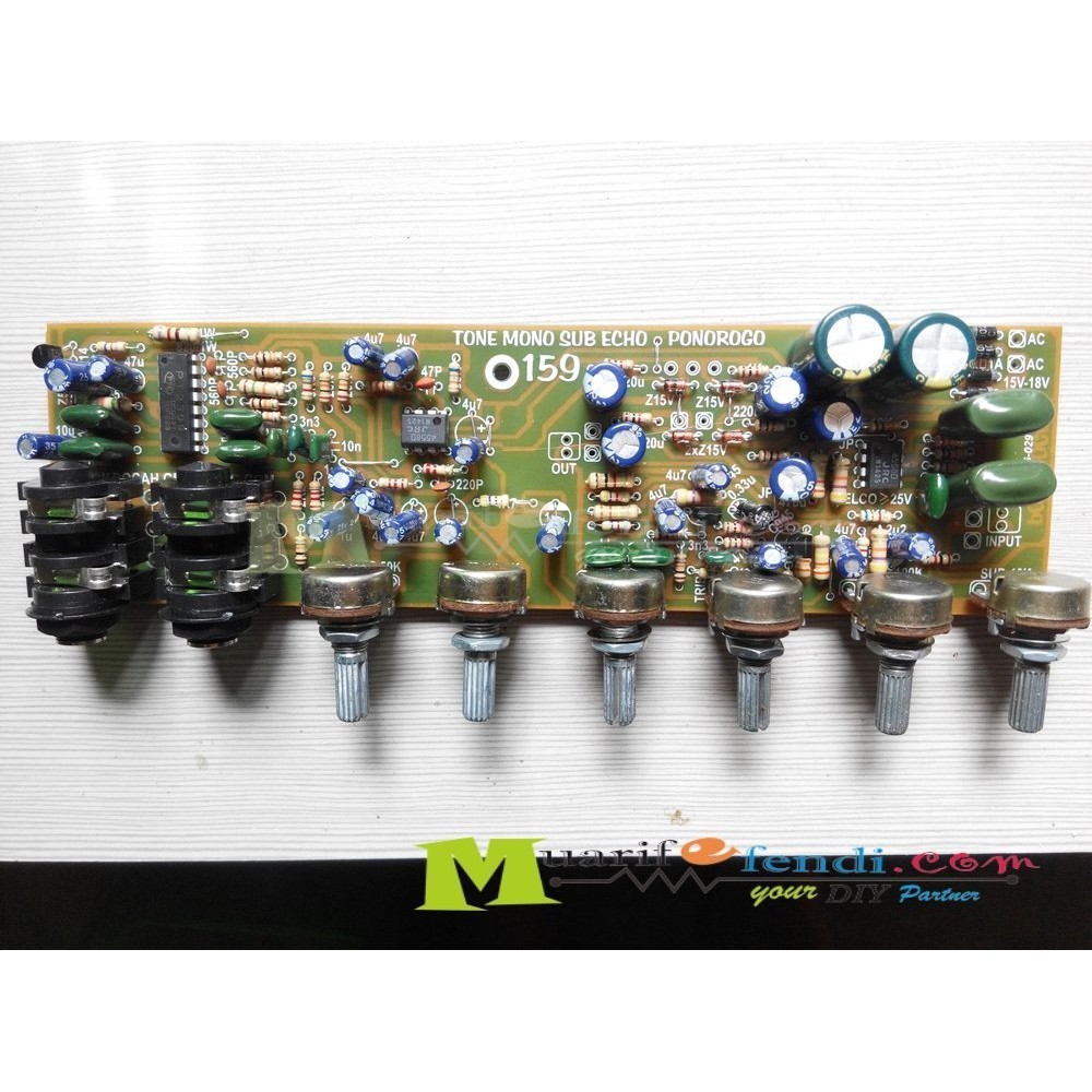 KIT Tone Control mono Plus MIC Echo PT2399 ponorogo 159