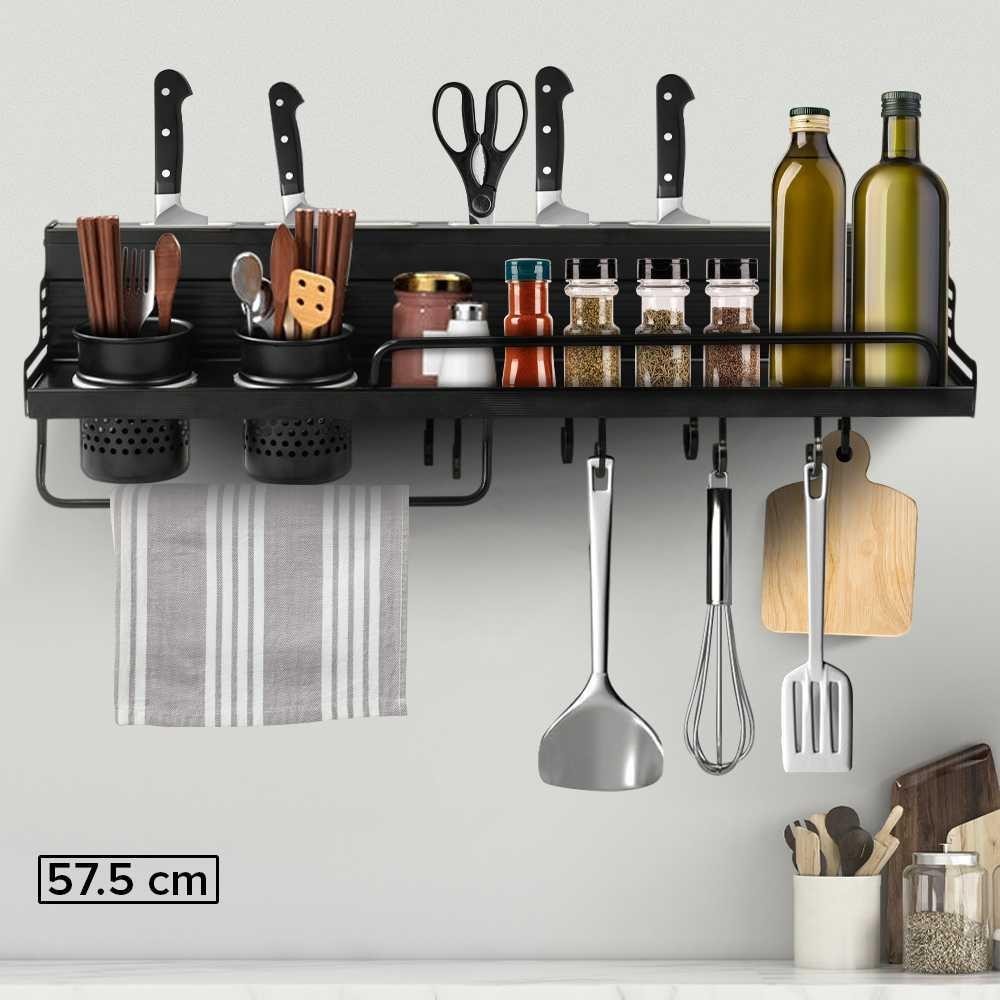 Saintbo Rak Organizer Dapur Kitchen Storage Rack 57.5cm G61 Tatakan Makan Rak Bawah Dapur Alas Penge