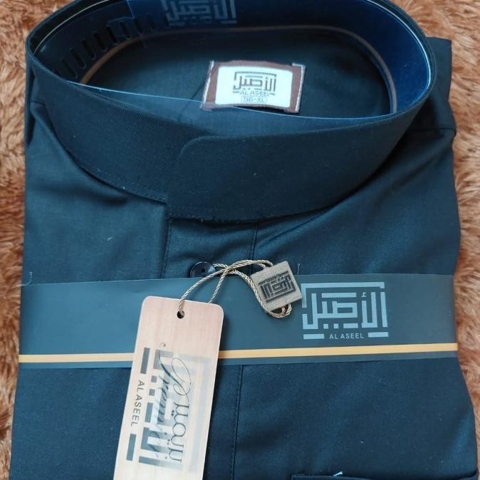 Promo  Jubah Al Aseel Premium Gamis Alaseel Impor Hitam Lebaran 2024