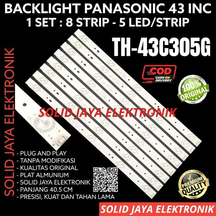 BACKLIGHT TV LED PANASONIC 43 INC TH 43C305G TH-43C305G 43C305 LAMPU