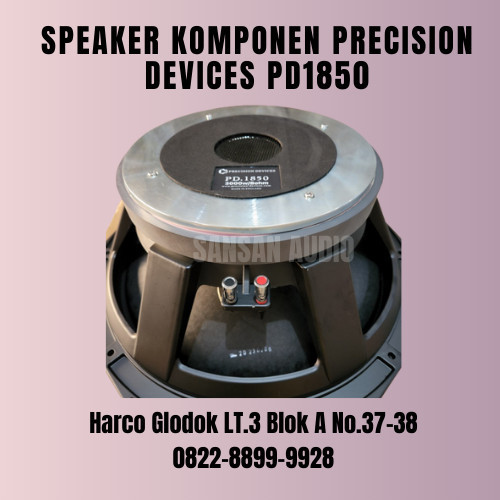 Speaker Komponen Precision Devices Pd1850 Inch Low-Sub Pd 1850 18