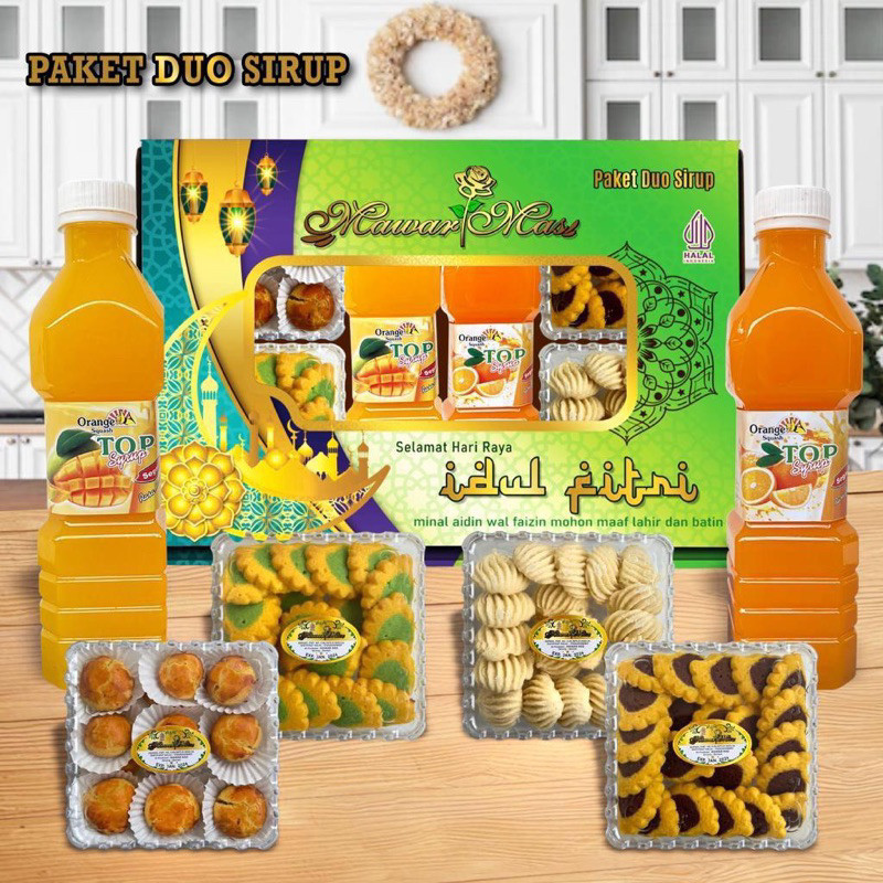 

MJS Kue Lebaran Sirup Mawar Mas 4 Toples
