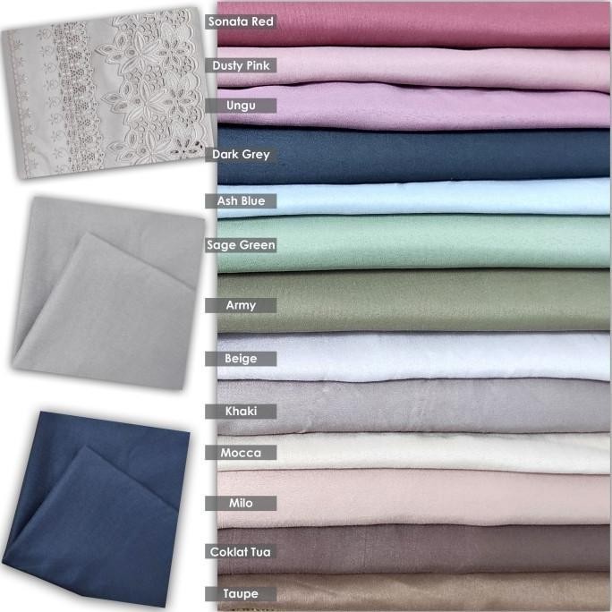 

Best Seller Bahan Kain Katun Disperse Polos 95 Gsm Termurah Lebar 240 Cm Terbaik