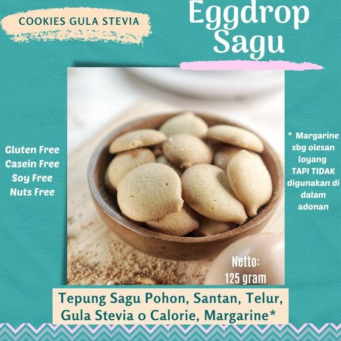 

Sale Now Kue Eggdrop Sagu Special Needs Snack / Snack Autis / Gfcf Sugar Free Limited Edition