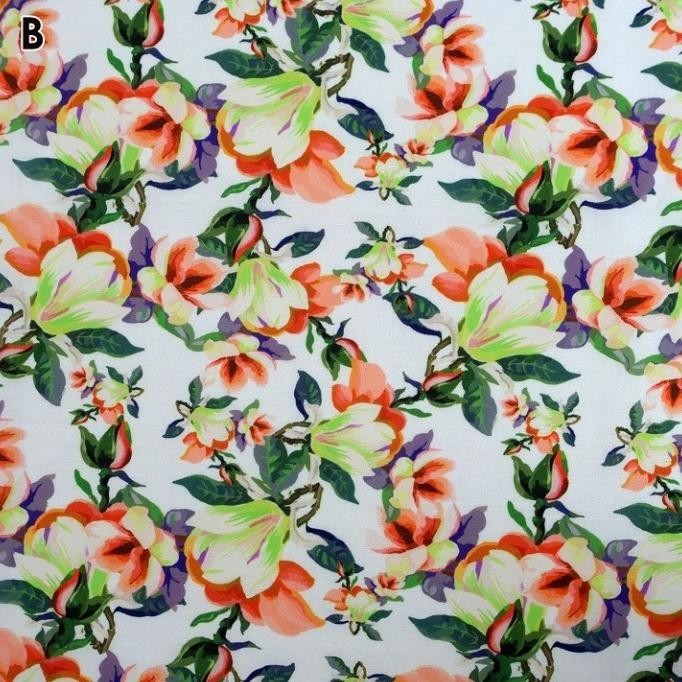 

Kain Katun / Kain Katun Cvc Motif Bunga D-2090 Limited Edition
